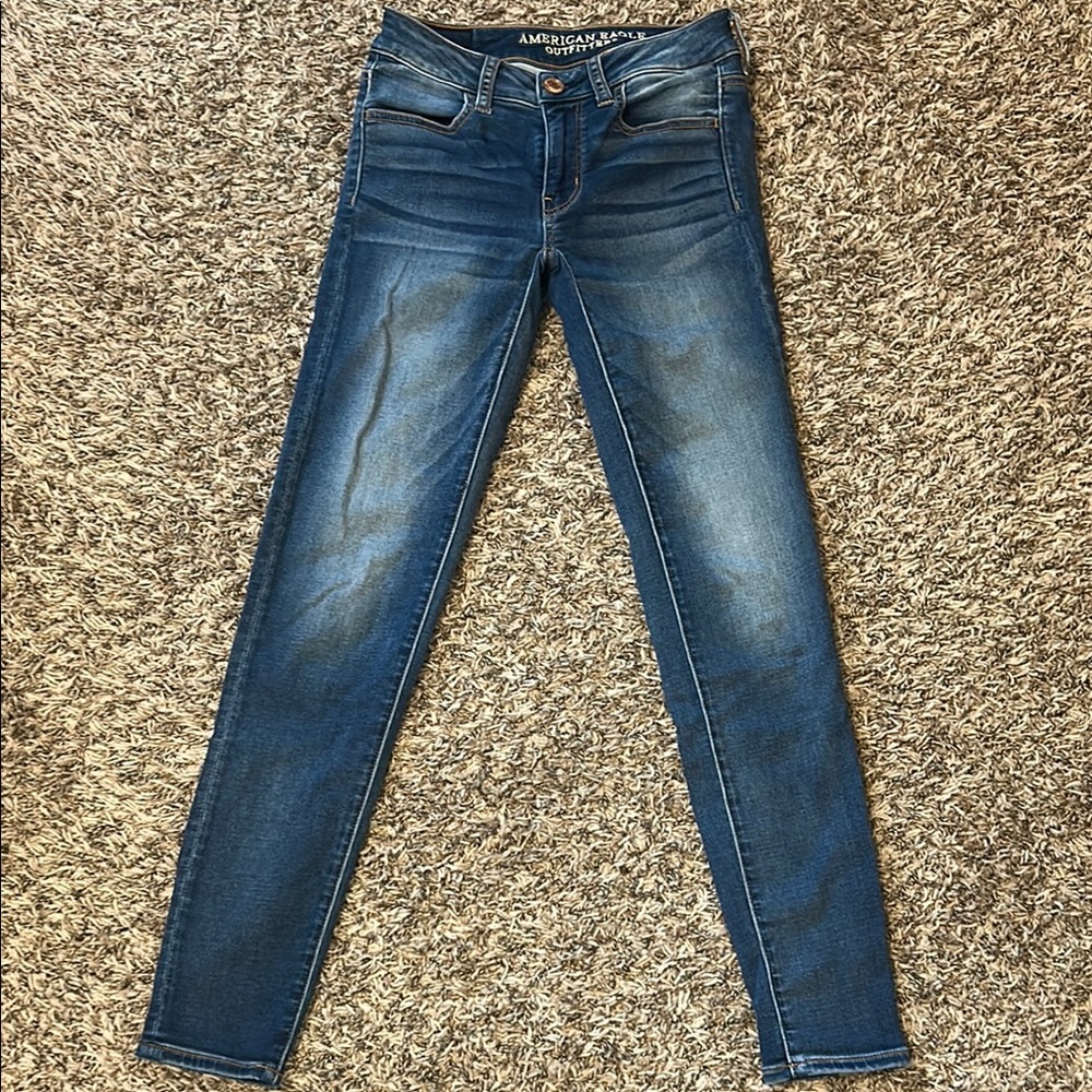 American Eagle Outfitters Women's Blue Jeans